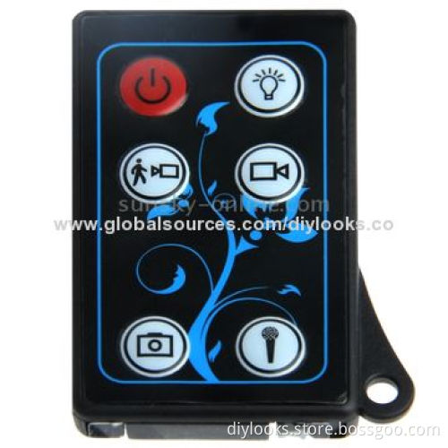 Full HD 1080P 5.0MP CMOS Black Pearl RF Alarm Clock/Mini DVR Recorder Hidden Camera